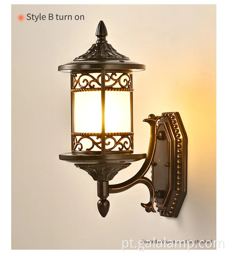 Aparelhamento moderno e elegante de parede de canto de canto LED para pátios